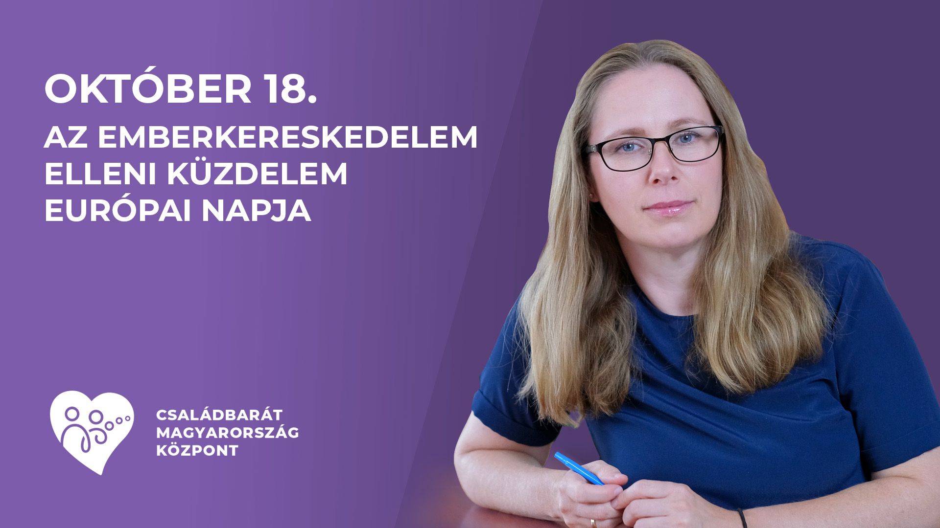 Az emberkereskedelem elleni küzdelem napjáról a Pátria Rádióban