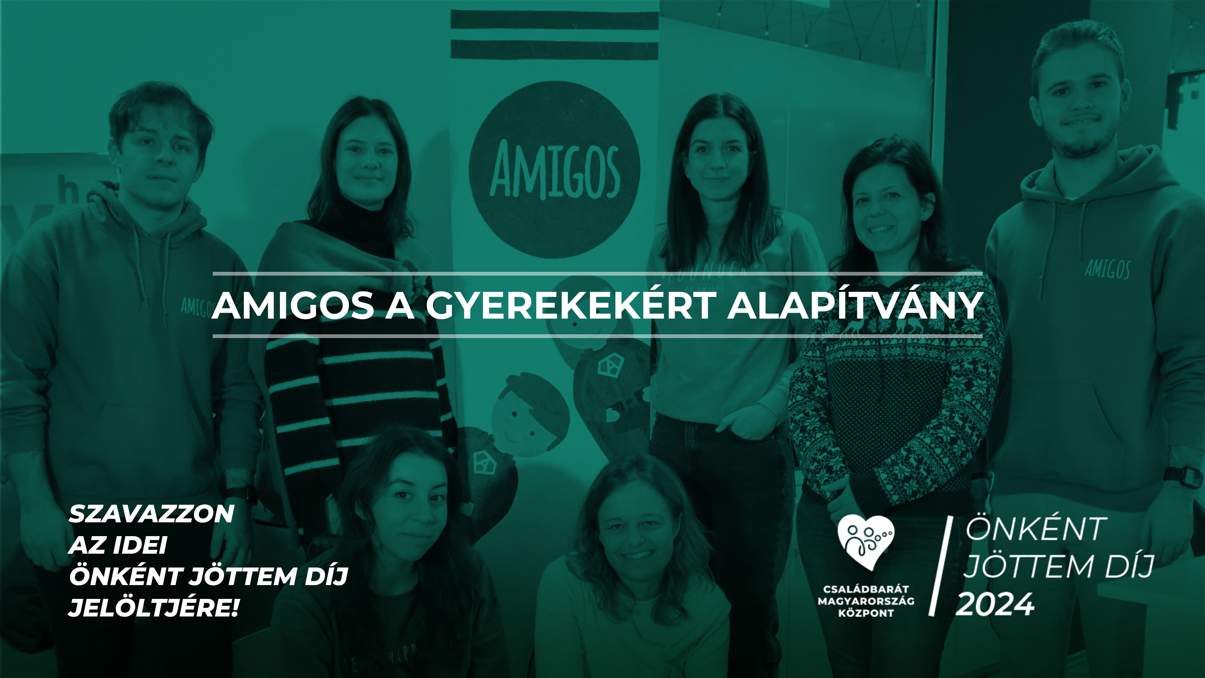 Bemutatjuk az idei Önként Jöttem díj jelöltjeit - Amigos Alapítvány